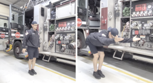 Mobility Exercises for Firefighters - Waiters Bow