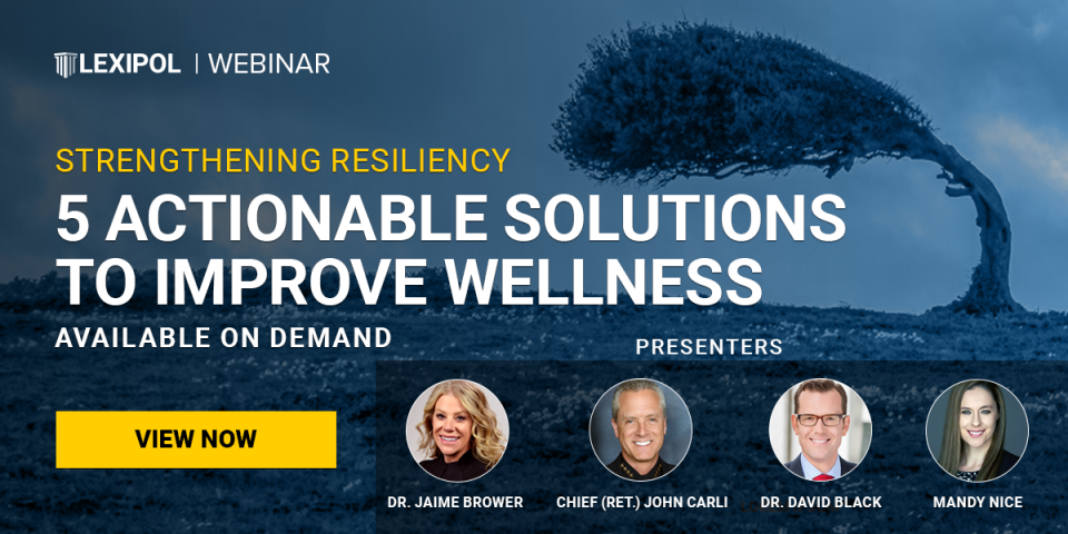 Strengthening Resilience for First Responders